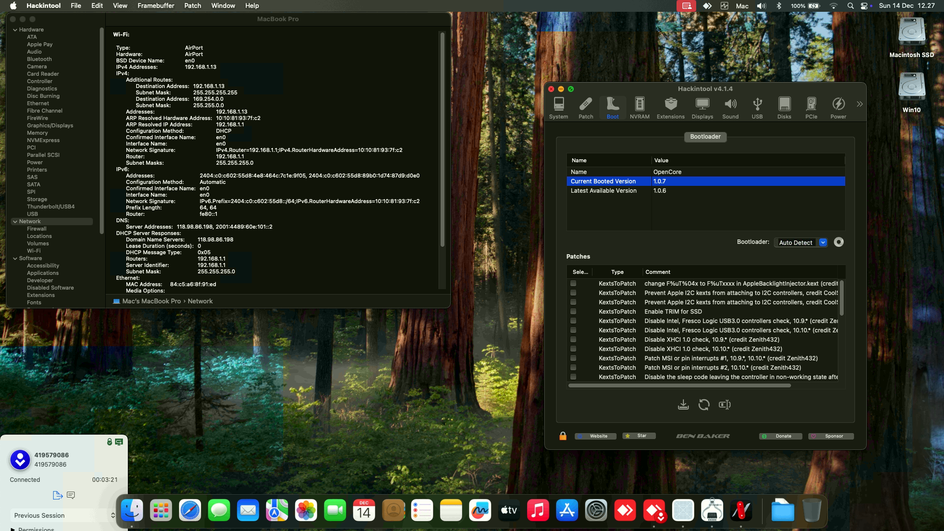 HP EliteBook 1030 X360 G4 [KabyLake R + Intel UHD 620 + I2C]   OpenCore 1